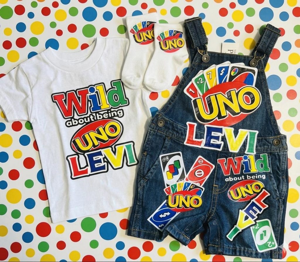 Uno - First Birthday - Customized Birthday Overall Outfit