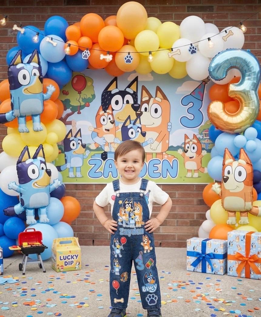 Bluey Customize Birthday Overall Outfit - Image 2