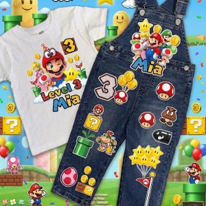 Super Mario Brothers Customized Birthday Outfit