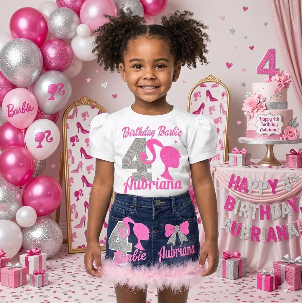 Birthday Barbie Customized Birthday Outfit - Image 2