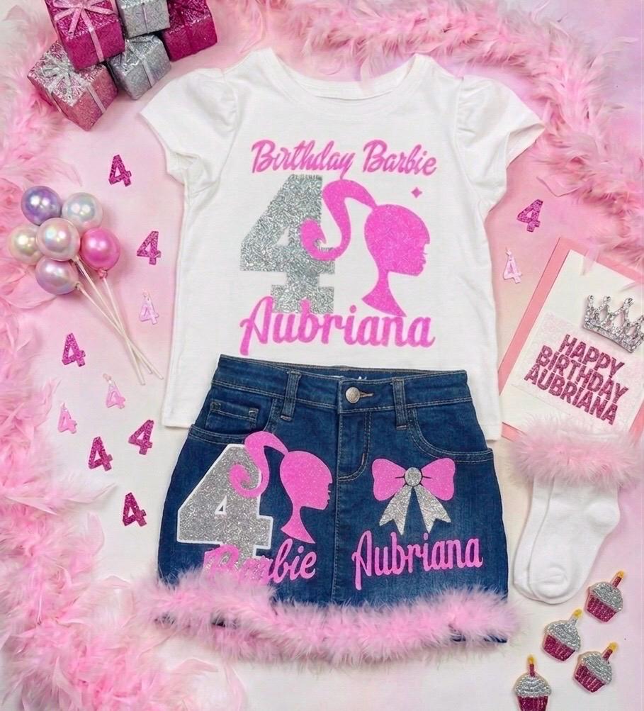 Birthday Barbie Customized Birthday Outfit