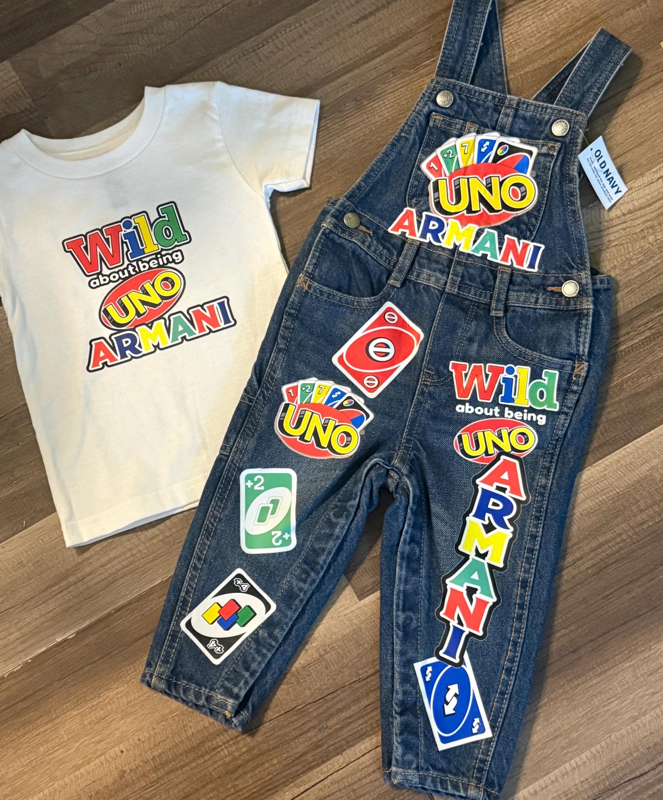 Uno - First Birthday - Customized Birthday Overall Outfit - Image 6