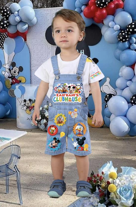 Mickey Mouse Clubhouse Customized Birthday Overall Outfit - Image 2