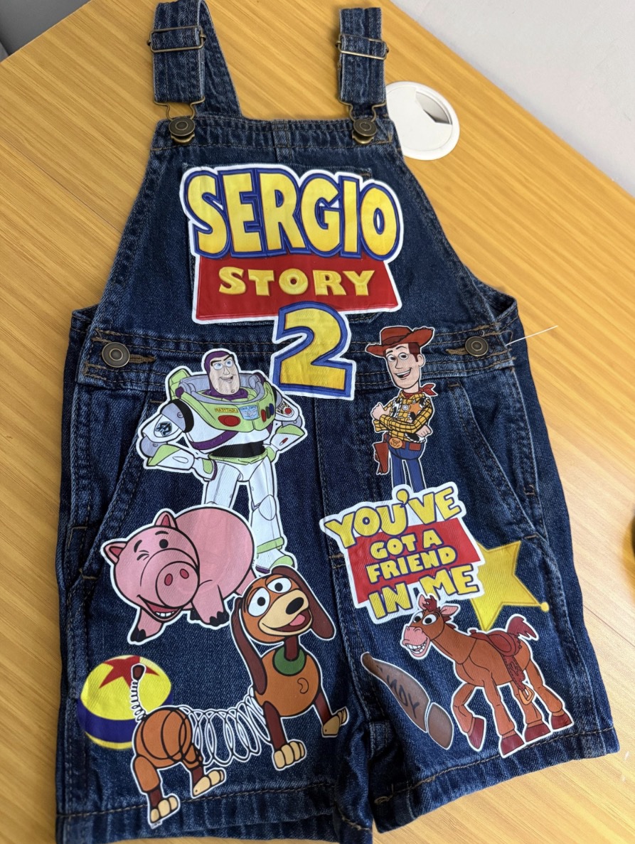 Toy Story Customized Birthday Overall Outfit - Image 4